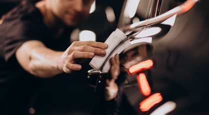car wash detailing station